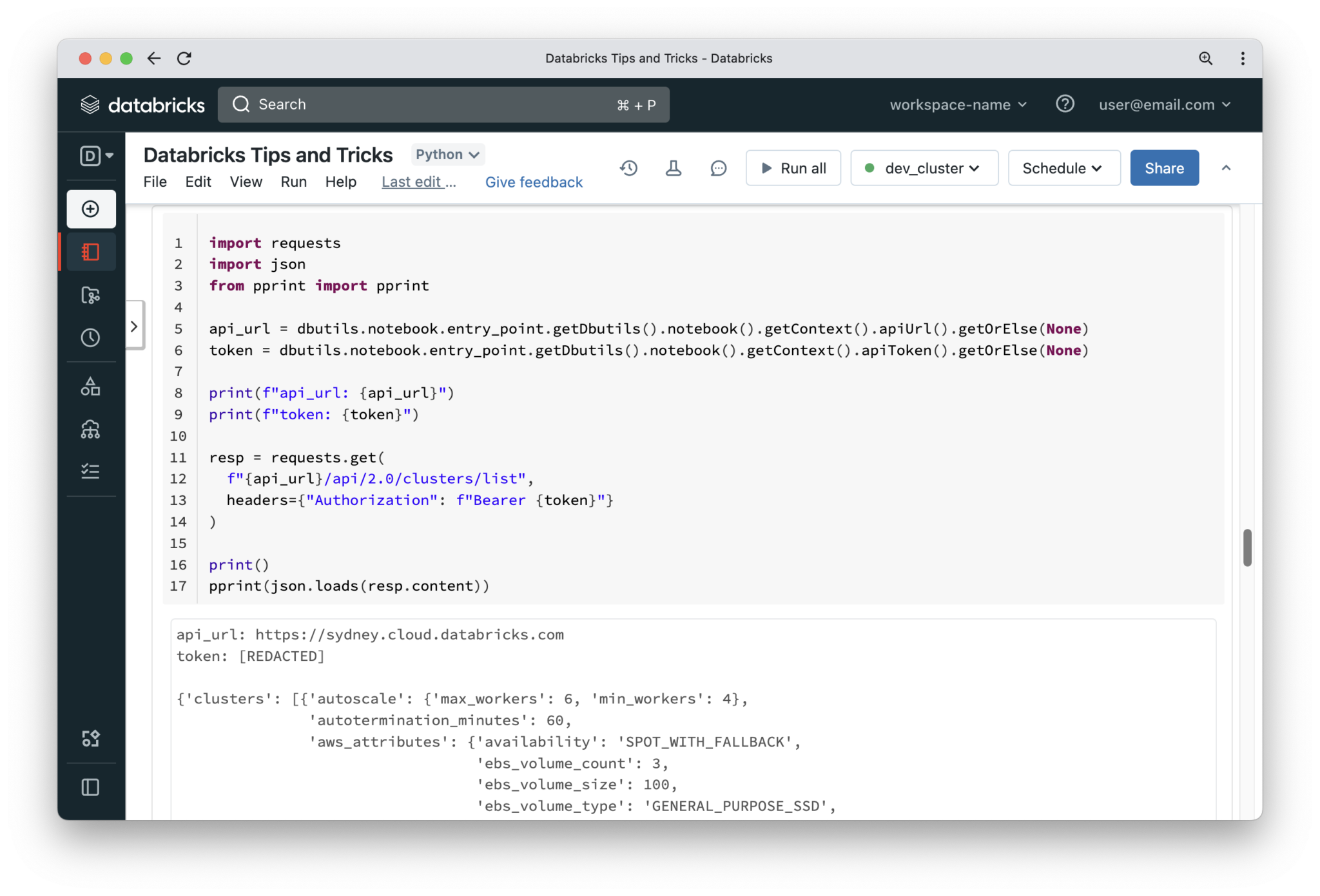 Databricks productivity tips and tricks - Mantel | Make things better