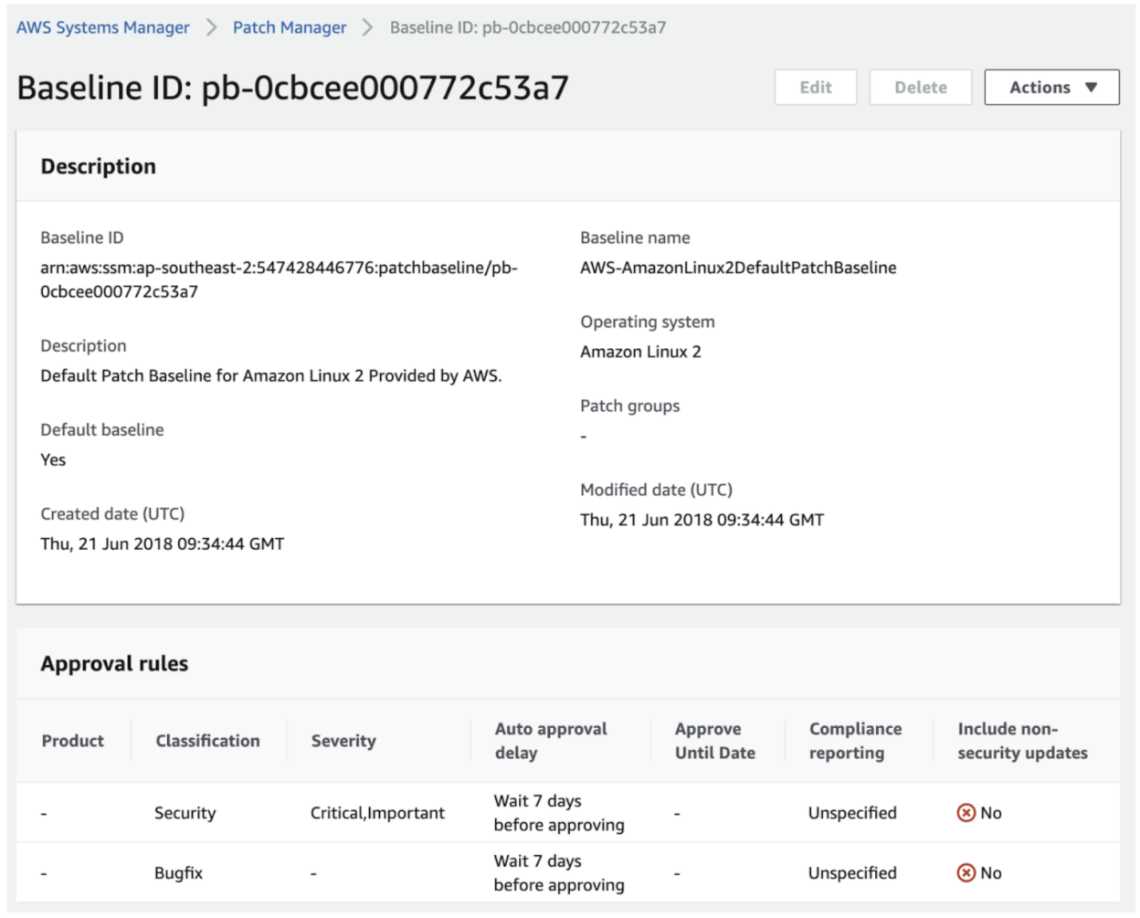 AWS and Patching