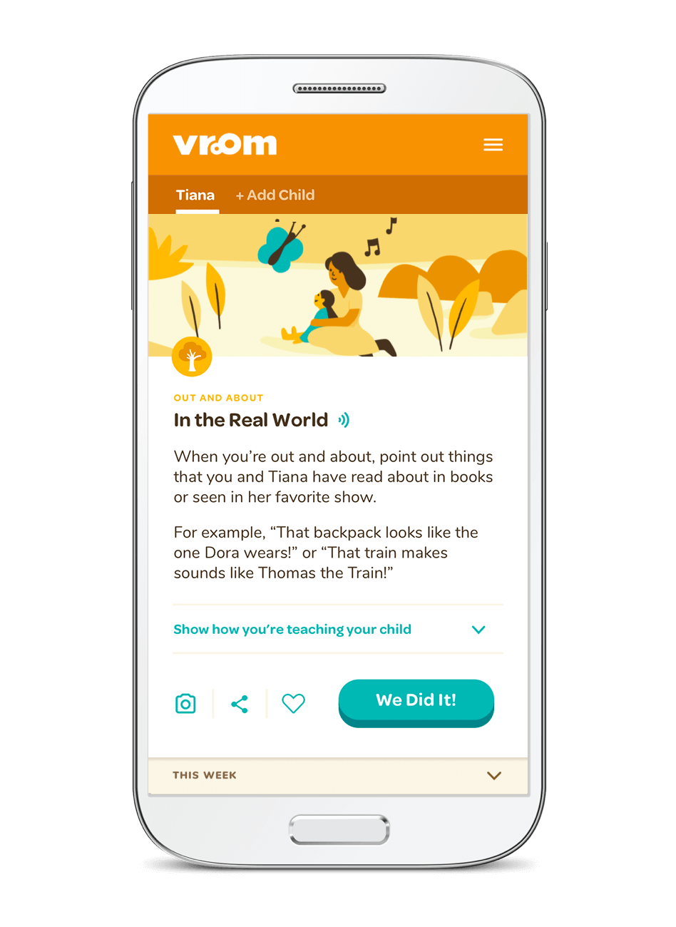 Image of Vroom app on mobile phone