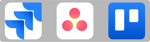 Project management app icons